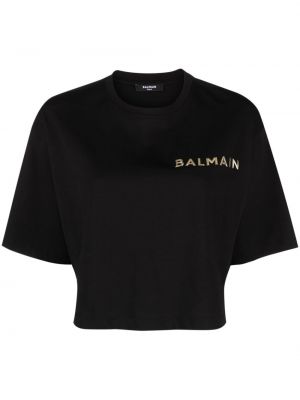 T-shirt Balmain schwarz