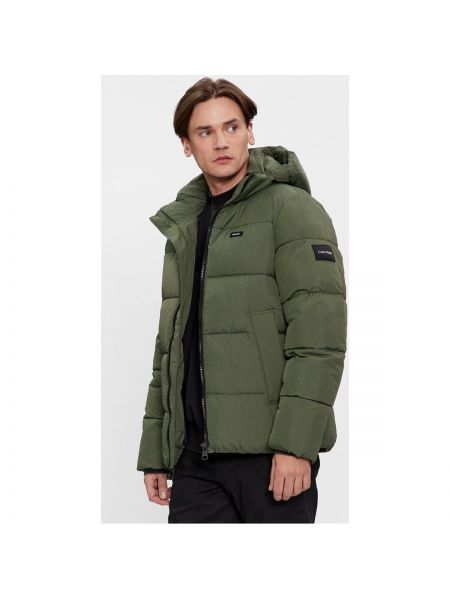 Steppelt kabát Calvin Klein Jeans zöld