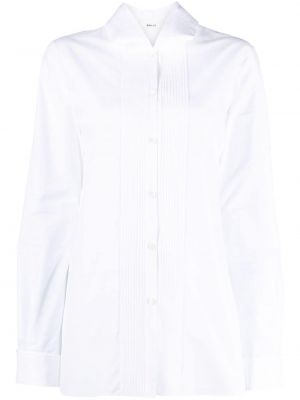Koszula bawełniana Bally biała