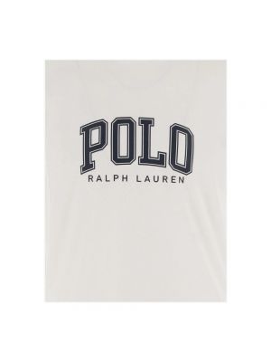 Camisa de algodón Ralph Lauren blanco