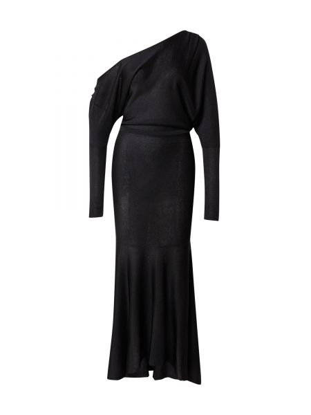 Πλεκτή φόρεμα Karen Millen μαύρο