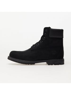 Nepromokavé krajkové šněrovací kotníkové boty Timberland černé