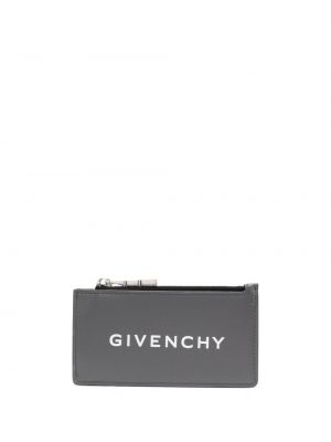 Кожено портмоне с принт Givenchy
