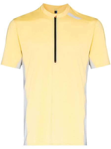Camiseta con cremallera Soar amarillo
