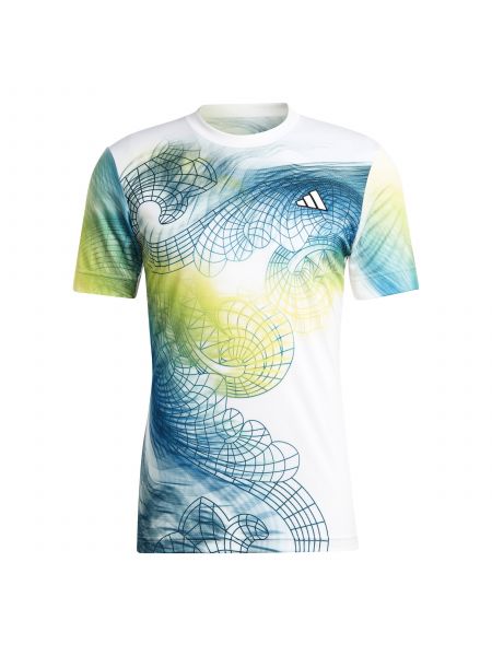 Sporta t-krekls ar apdruku Adidas balts