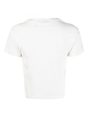 T-shirt en cachemire en tricot Extreme Cashmere blanc