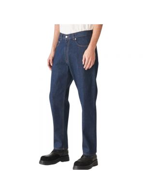 Straight jeans mit taschen Mauro Grifoni blau
