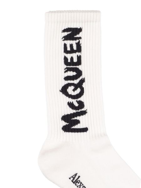 Calcetines de algodón Alexander Mcqueen