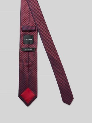 Jedwabny krawat Olymp bordowy