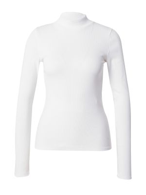 Marškinėliai ilgomis rankovėmis Knowledgecotton Apparel balta