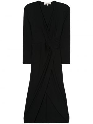 Midi šaty Dvf Diane Von Furstenberg čierna