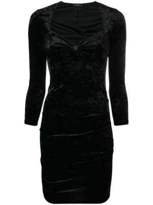 Sametové šaty Isabel Marant - černá
