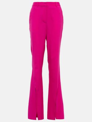 Pantaloni de lână Giuseppe Di Morabito roz