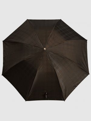 Коричневый кожаный зонт Pasotti