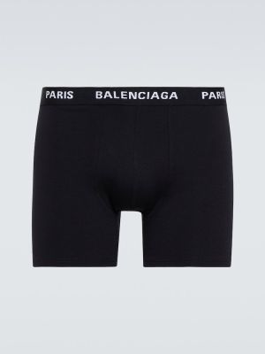 Bavlnené boxerky Balenciaga čierna