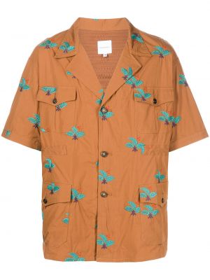 Camisa con bordado Sasquatchfabrix. marrón