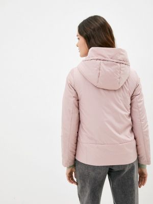 Утепленная демисезонная куртка Purelife розовая