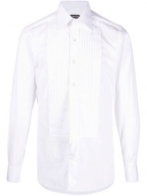 Chemise plissée Tom Ford blanc