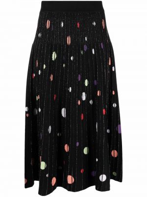 Midi sukně Dvf Diane Von Furstenberg, černá