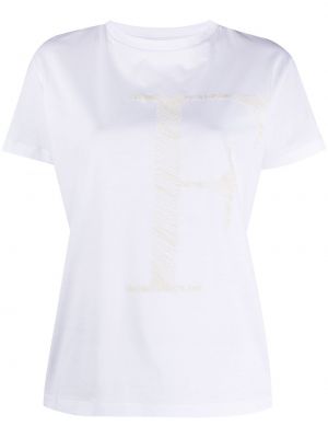 Camiseta con bordado Fabiana Filippi blanco