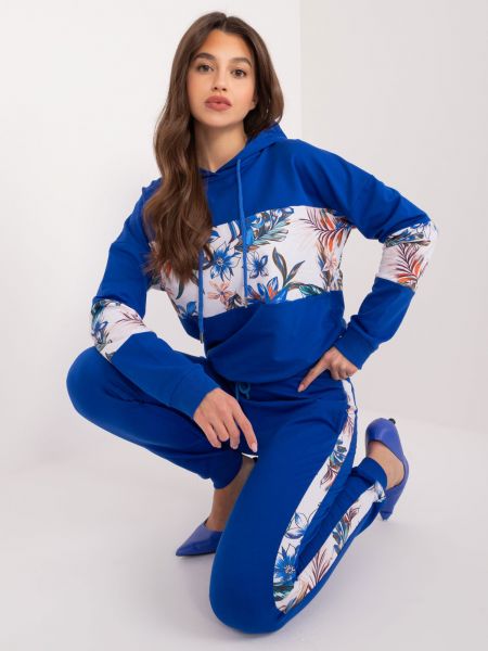 Pamut melegítő szett Fashionhunters kék