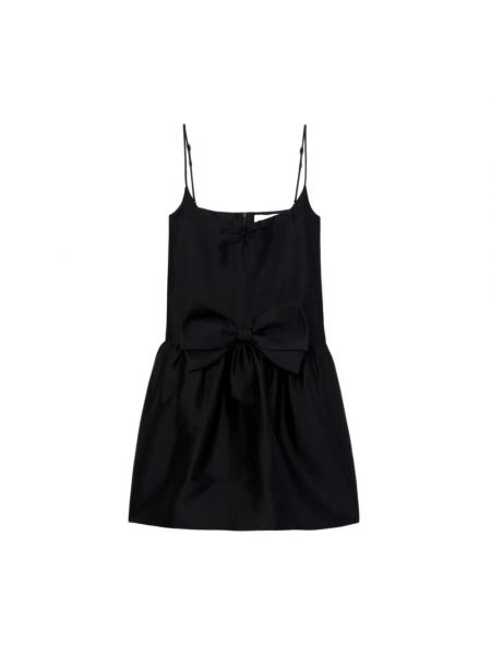 Czarna sukienka mini z kokardką Shushu/tong
