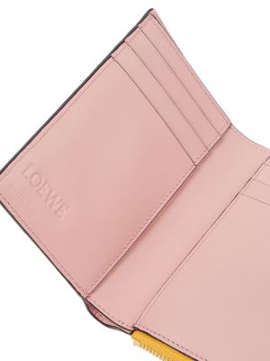 Kožená peněženka Loewe růžová