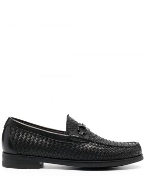 Pantofi loafer din piele Canali negru
