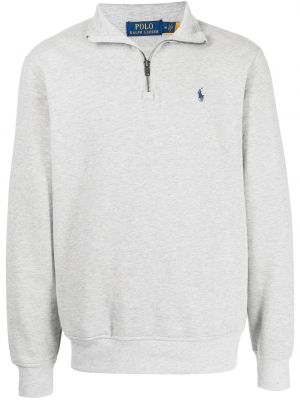 Sweatshirt med dragkedja Polo Ralph Lauren grå