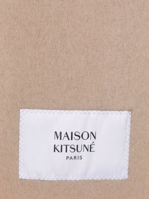 Vilnas šalle alpakas Maison Kitsuné bēšs