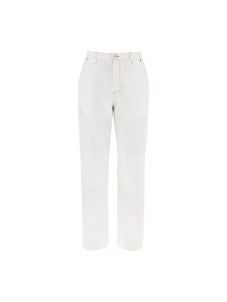 Proste jeansy Mm6 Maison Margiela białe