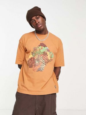 Оранжевая футболка Levi's Skate с графическим логотипом на груди