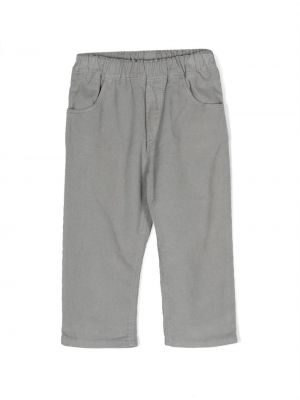 Pantaloni chino di velluto a coste Knot grigio