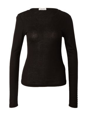 Marškinėliai ilgomis rankovėmis Modström juoda