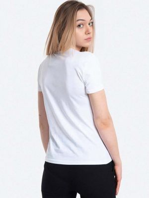 Bavlněné tričko Alpha Industries bílé