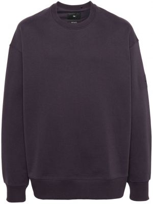 Bluza bawełniana Y-3 fioletowa
