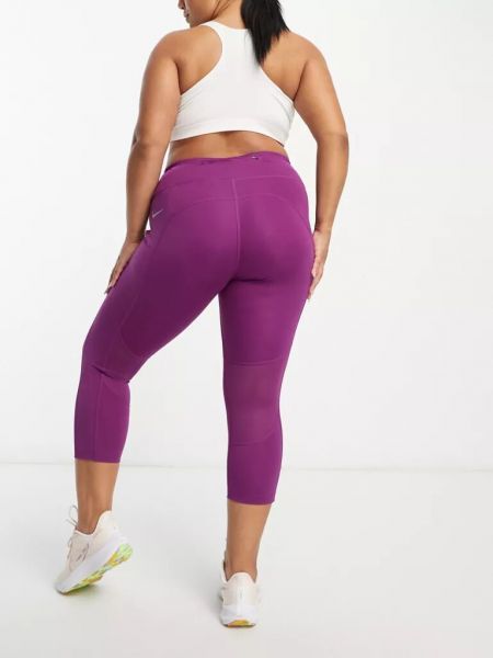 Леггинсы Nike фиолетовые