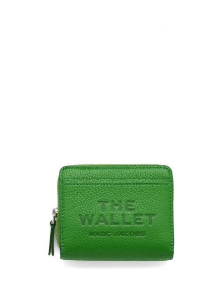 Kožená peňaženka Marc Jacobs zelená