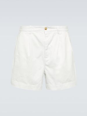 Bombažne kratke hlače Polo Ralph Lauren bela
