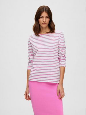 T-shirt Selected Femme pink