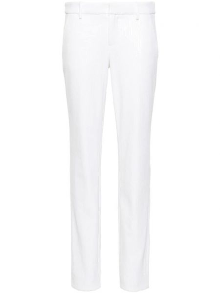 Slim fit úzké kalhoty s flitry Zadig&voltaire bílé