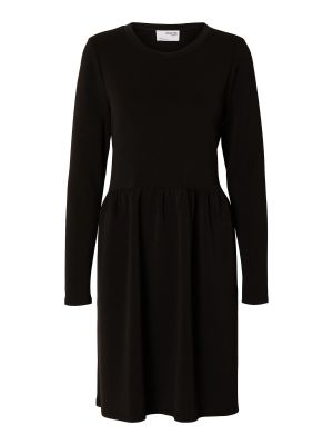 Robe longue Selected Femme noir