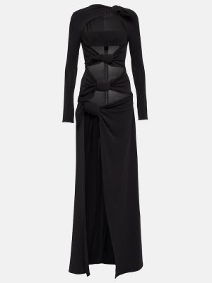 Dlouhé šaty The Attico čierna