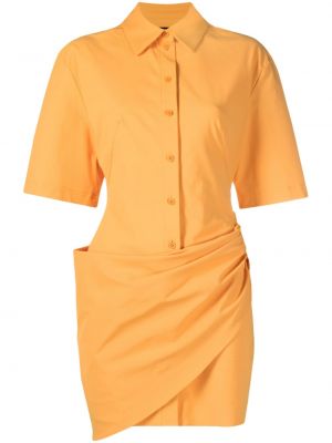 Robe chemise Jacquemus orange
