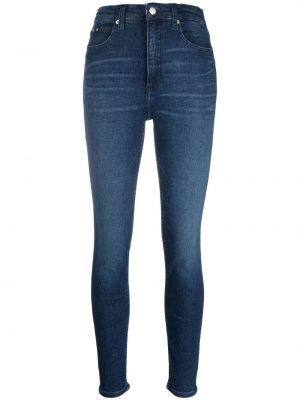 Jeans skinny a vita alta Calvin Klein Jeans blu
