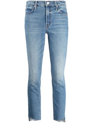 Jeans 7/8 med låg midja Mother blå