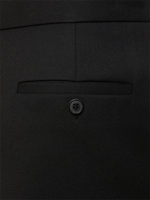 Μάλλινη φούστα mini Wardrobe.nyc μαύρο