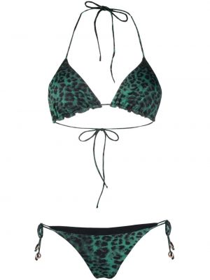 Leopard trykt bikini Tara Matthews grønn