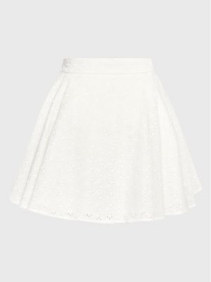 Mini sijonas Glamorous balta