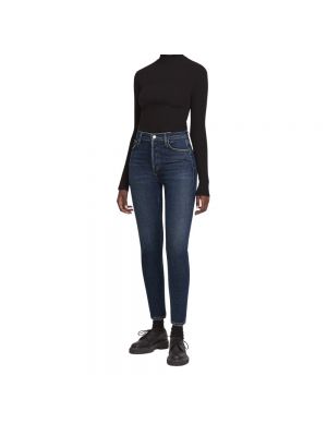 Jeansy skinny Agolde - Niebieski